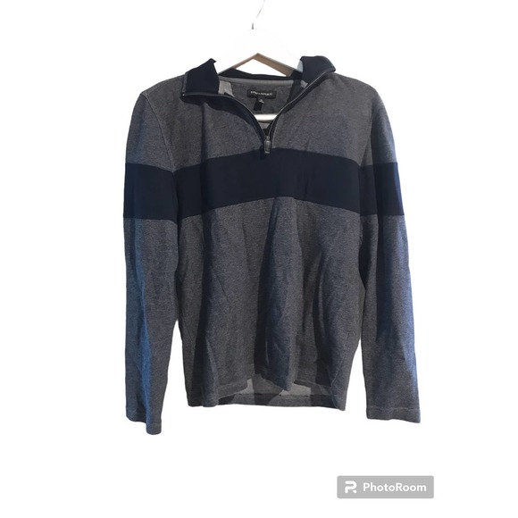 Banana Republic Men's Medium  Long Sleeve Zip Up Pull Over Sweater‎ - Picture 1 of 13